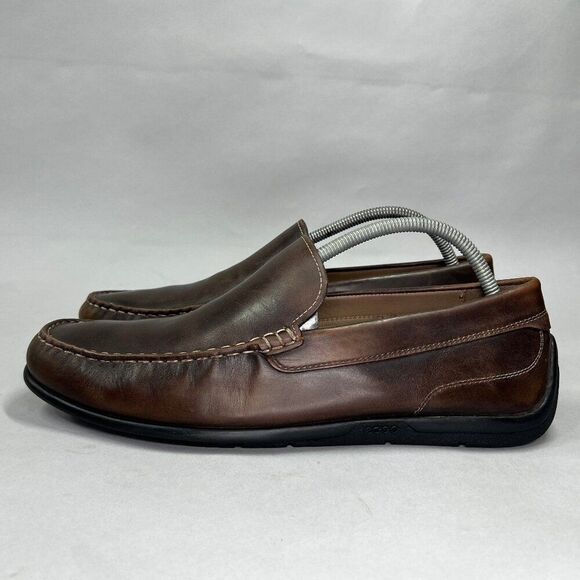 Ecco Classic Moc 2.0 Loafers‎ Men\'s Size 11 Brown Leather Slip On Casual Shoes main image 12